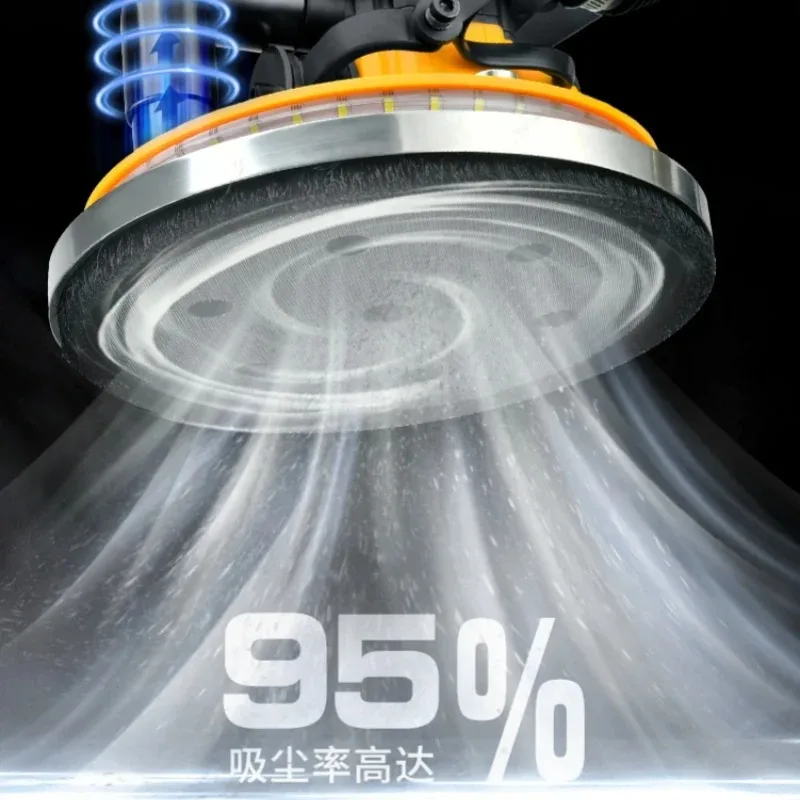 【Mais vendido】 Lixadeira de drywall automática Máquina de moer parede Máquina de polimento de girafa com alça longa de velocidade variável