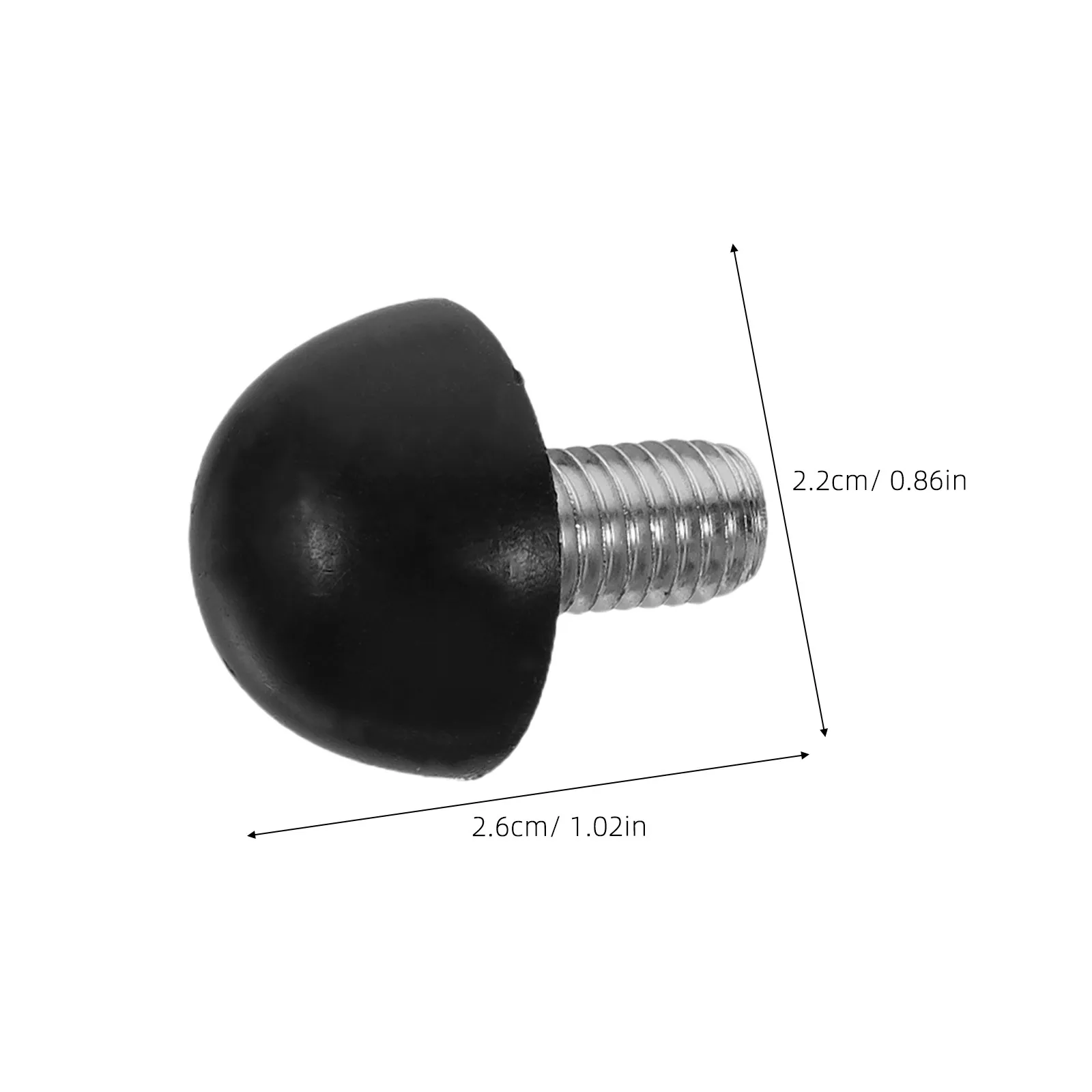 48Pcs Adjustable Furniture Levelers Stable Hemispherical Design Screwin Table Chair Cabinet Feet Levelers Table Leg Adjusters
