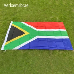aerlxemrbrae  90X150 cm  South Africa National flag  polyester hanging   banner  For Decoration