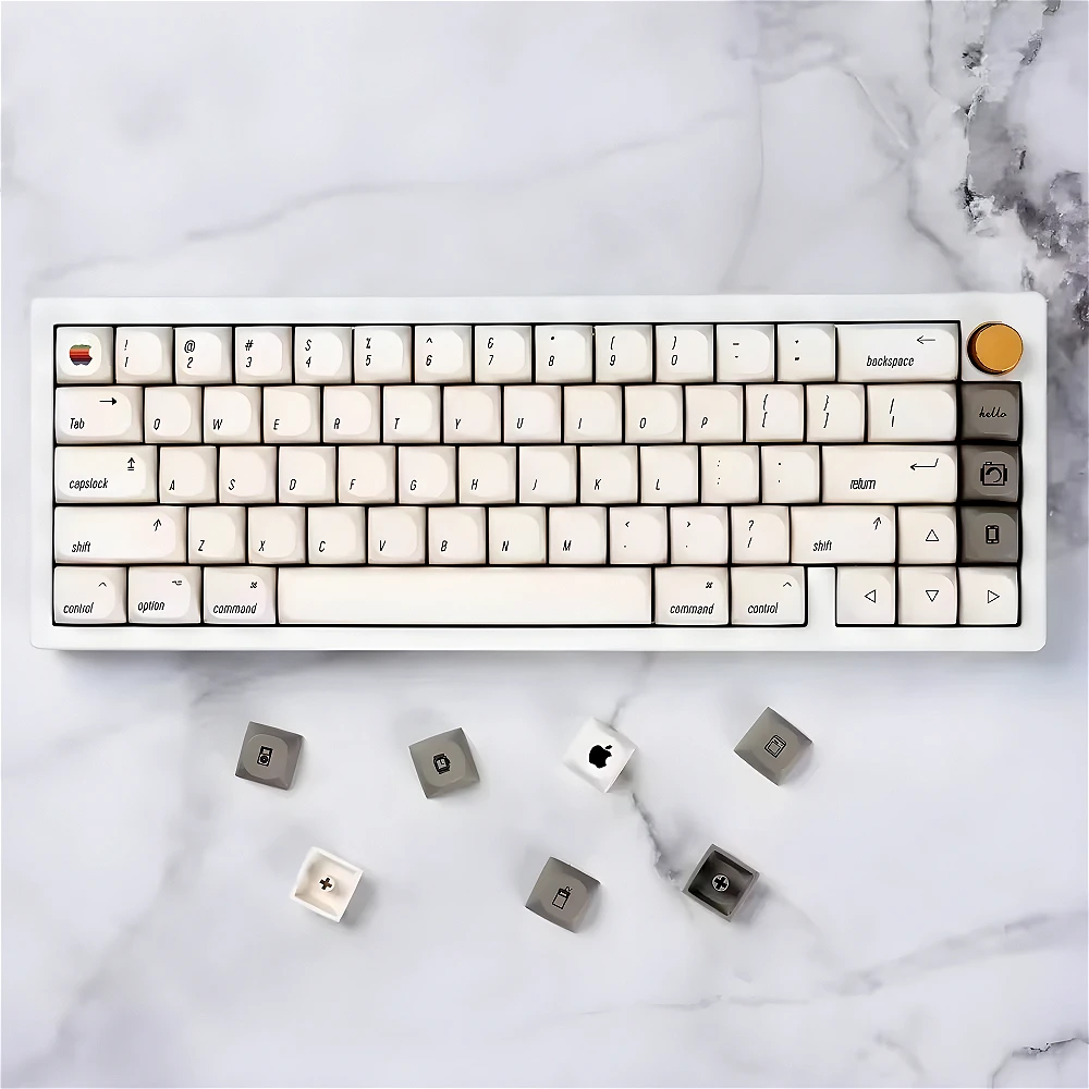 

MAC Style Keycap Set PBT MA Height 126 Keys for 60/64/84/98/108 Gaming Mechanical Keyboard MX Switch