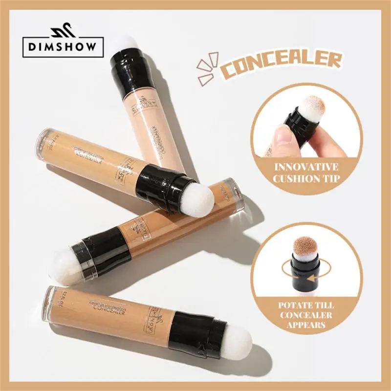 Face Contour Concealer Pen Lasting Skin Tone Correction Stick Foundation Cream Fully Cover Dark Circles Acne Marks Waterproof