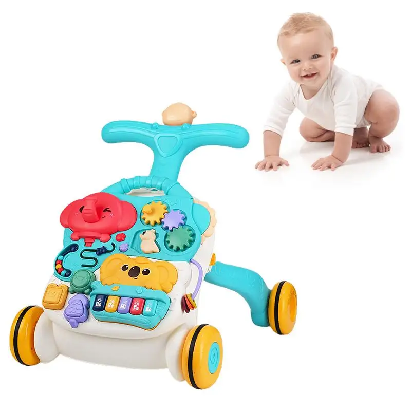 

Baby Learning Walkers Sit-to-Stand Learning Walker Baby Push Learning Walker For Kids Learning Toys For Baby Boys And Girls