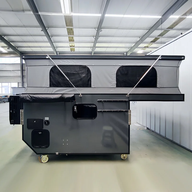 High‑Quality Light‑Weight Aluminum Slide‑in Pick‑Up With Side Door,‑up and Slide‑out Structure Flatbed Pick