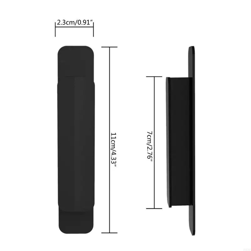 Conjunto 2 botões auto -bastão modernos para armários adesivos para -roupas HX6C