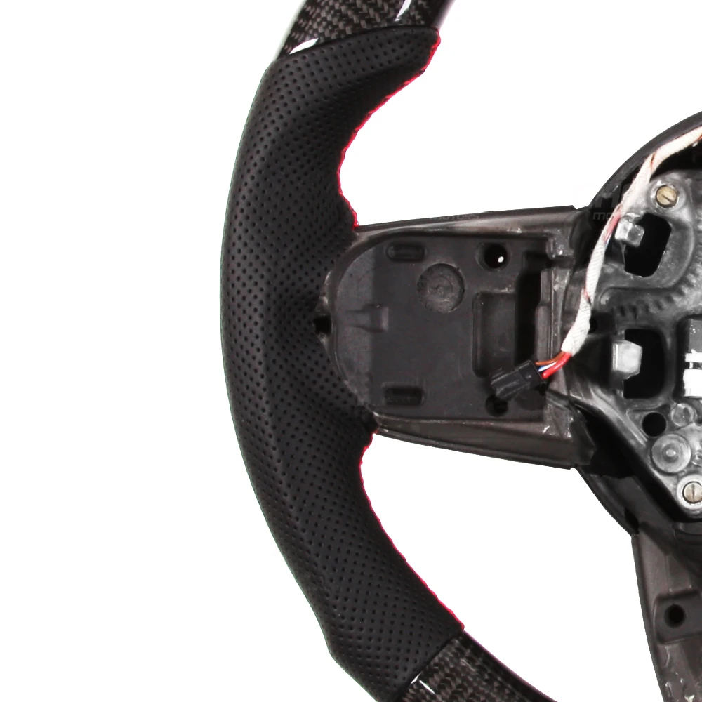 Custom Car Carbon Fiber Steering Wheel Fit for MINI COOPER F54 F55 F56 F57 F60 2013 to 2021 steering wheel