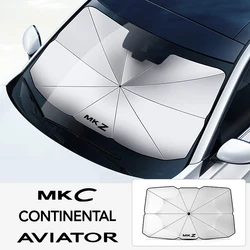 Protezione solare per auto per Lincoln AVIATOR Continental Navigator MKZ MKT MKC MKS MKX parabrezza protezione UV parasole