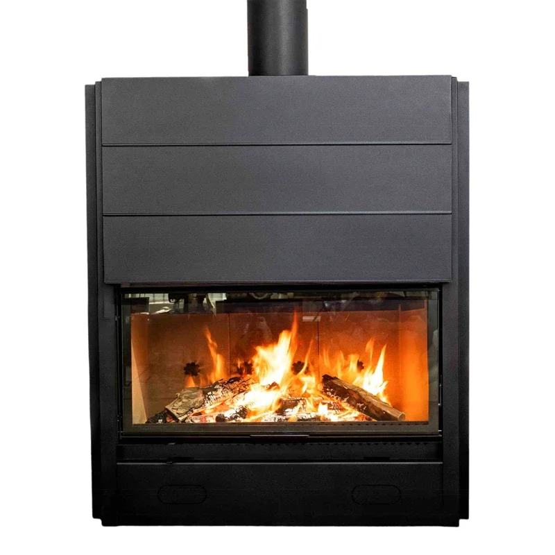 เครื่องทําความร้อนไม้ ห้องนั่งเล่นสไตล์ยุโรป เตาตกแต่งภายในบ้าน