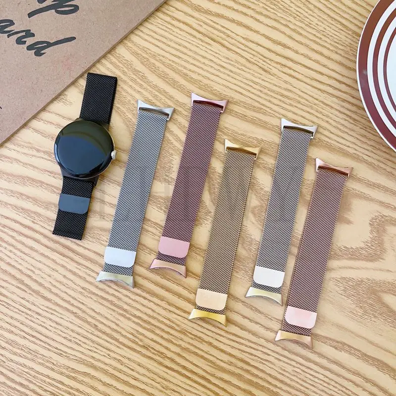 Metal Straps Pixel Watch band Magnetic Strap For Google Pixel Watch Smartwatch Bracelet stainless steel Watchbands Accesorios