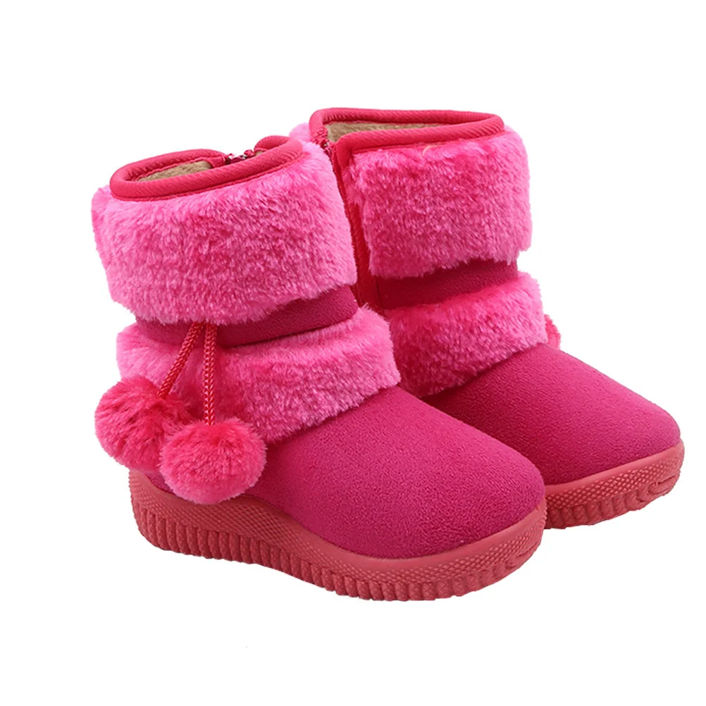 1 par de zapatos de nieve para bebé, Material de alta calidad, fondo suave, cómodos y cálidos zapatos de invierno para niños pequeños, botas para bebé