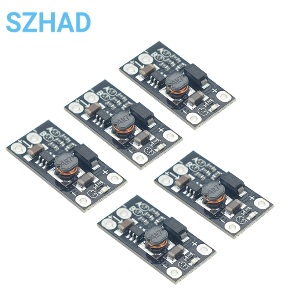 3.7V To 12V Mini DC-DC Boost Module Supports 5V/8V/9V/12V Output Lithium Battery Boost