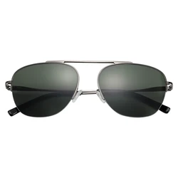 ZENOTTIC Design Titanium Alloy Sunglasses Vintage Square Polarized Men's Sun Glasses Women Pilot Shades Eyewear