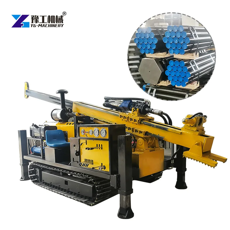 Rope Coring Drilling Rig Water Mountain Drill Machine Mine Crawler Type Core Sample Drill Rig China Supplier Best Quality