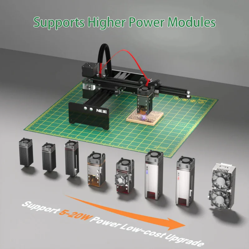 Afbeelding 5: Kleine laser draagbare mini-desktopmarkeermachine Volautomatische gravure Micro-codering