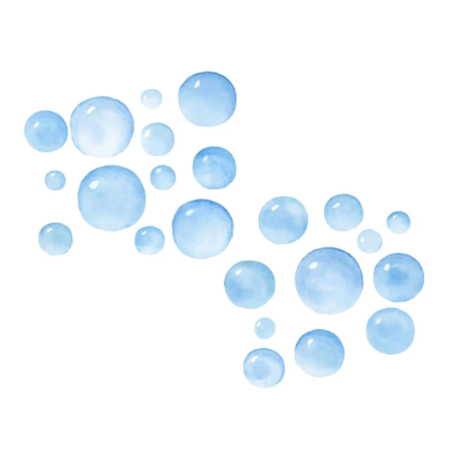 1pc Wall Sticker Bubbles Pattern Self-Adhesive Removable Peel Stick Decal For Living Room Bedroom Playroom Home Decor