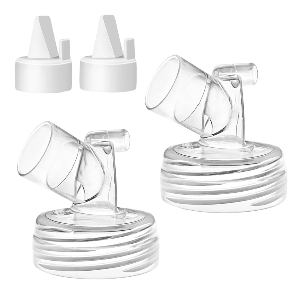 A44Z-Wide Connector Duckbill Valves For Spectra S1 S2 9 Plus Pump, Widemouth Connector For Medela Personalfit Shield