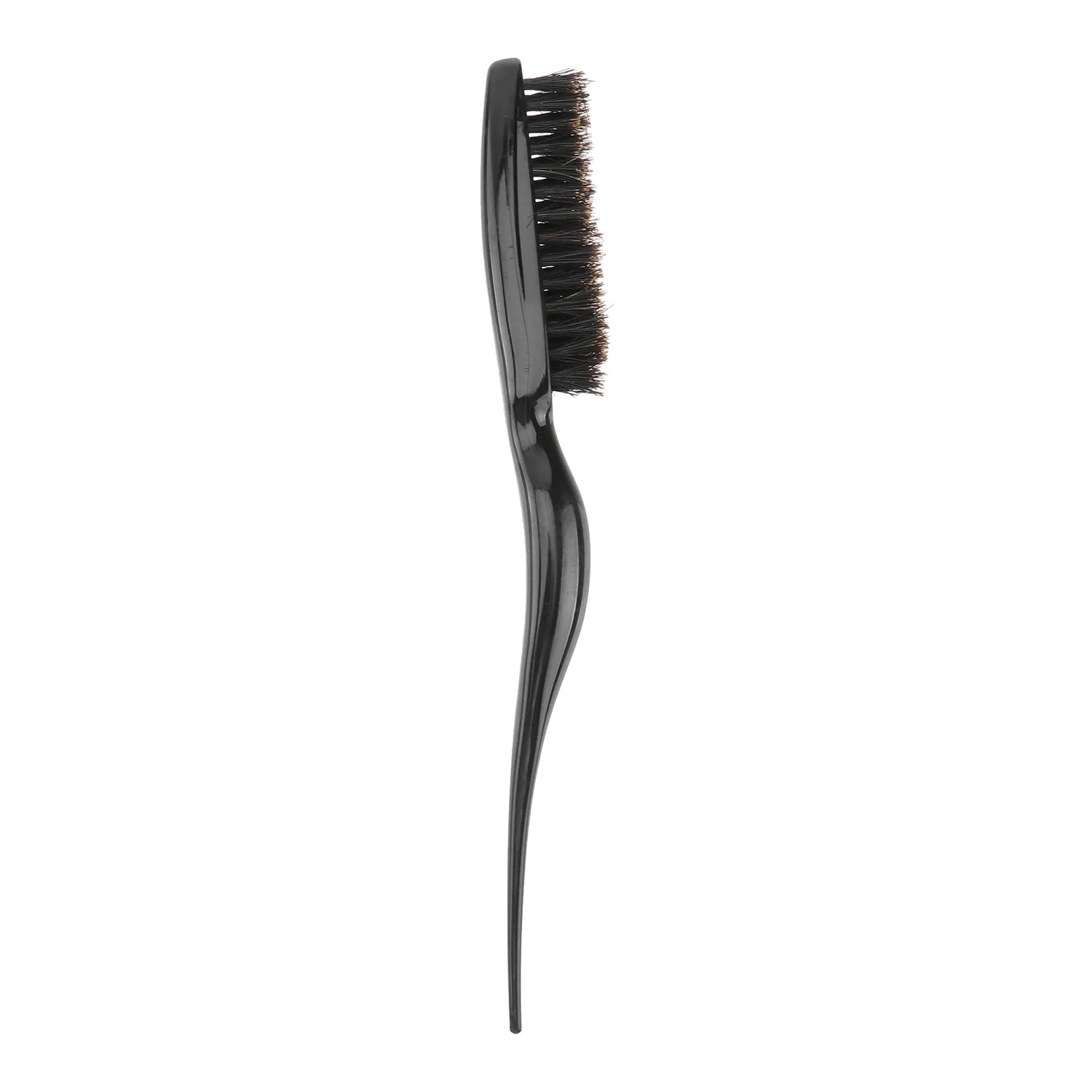 Pointed Tail Teasing Hair Brush Bristle Smooth Shiny Lightweight Random Color Ergonomic Handle Detangler Comb Boar Travel