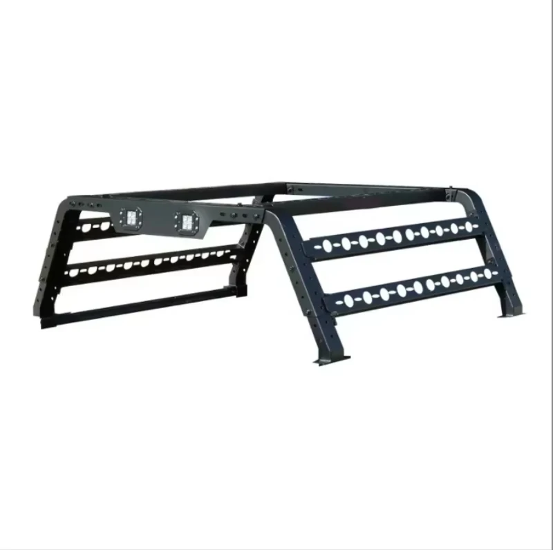 Adjustable Steel Roll Bar Roof Rack for 4x4 Pickup Trucks 4WD Vehicles Universal Auto Accessory Exterior Cage 4Ute Bumper Type