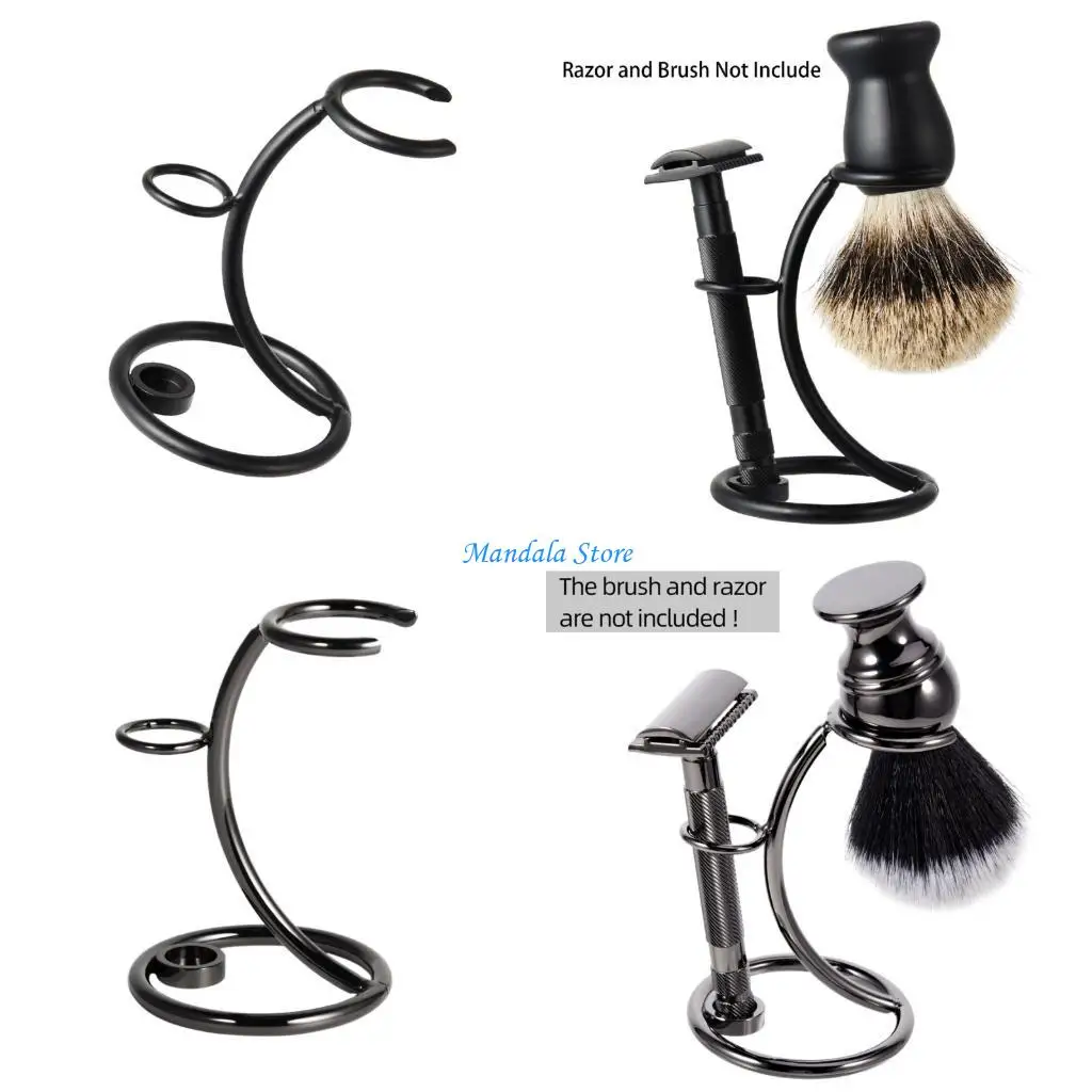 U2JC Iron Alloy Manual Razors Holder Rustproof for Secure Storage Bathroom Essential