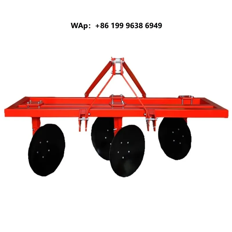 Tractor Mounted Disc Ridger Plough Plow Cultivator Farm Land Bed Ridging ridge Making Machine