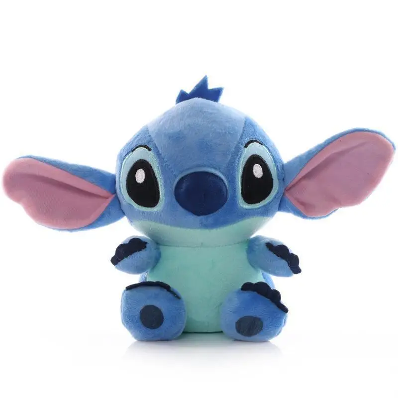 Hot 18 cm Pluche Stitch Baby Movie Cartoon Model Pop Kinderen Actiefiguren Knuffels Hanger Geschenken
