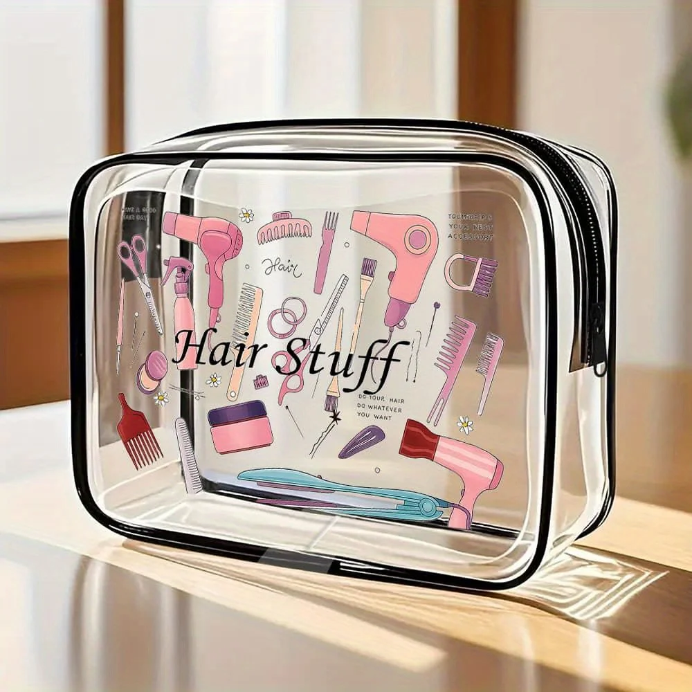 

Clear cosmetic bag for purse.