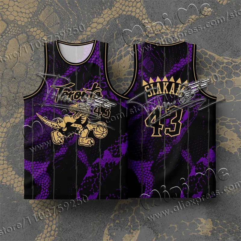 Raptors jerseys men set Nuggets Jokic Kings Fox ball suit vest basketball suit summer