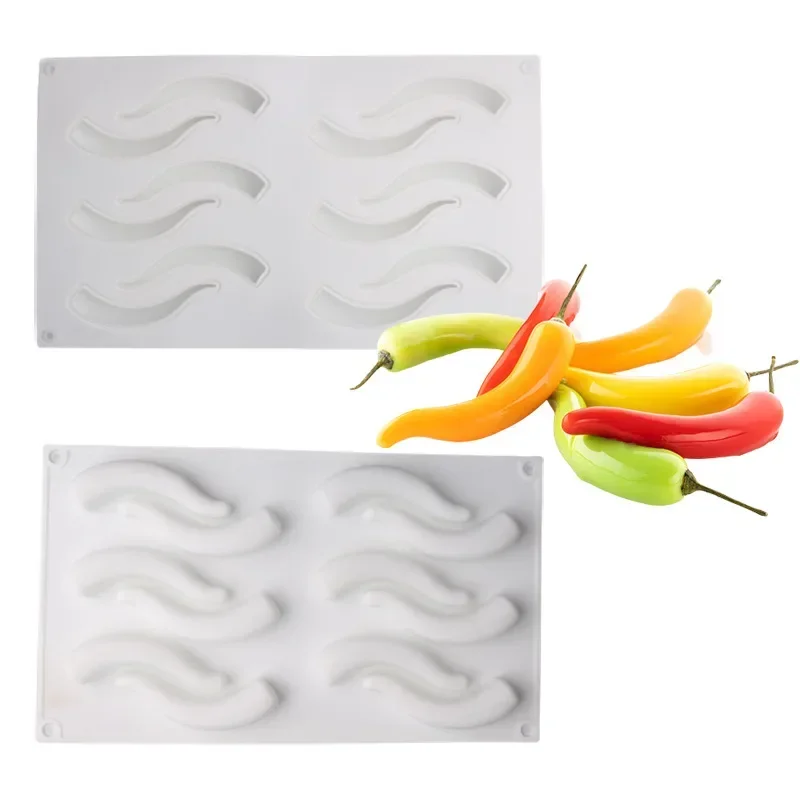 Pepper Chili French Mousse Mold Silicone Cake Mold Baking Italian Chocolate Mold - view 4