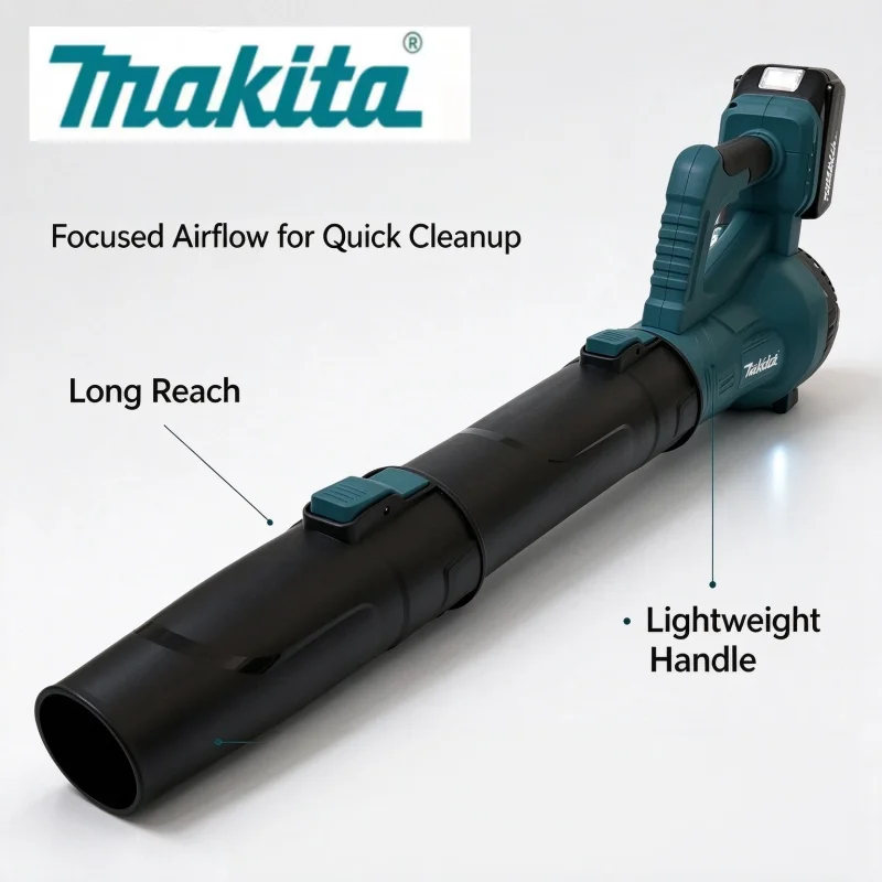 Makita 18V Battery ,For Makita 38000RPM Cordless Leaf Blower, For Leaf Snow Dust Cleaning Blowing Power Tool