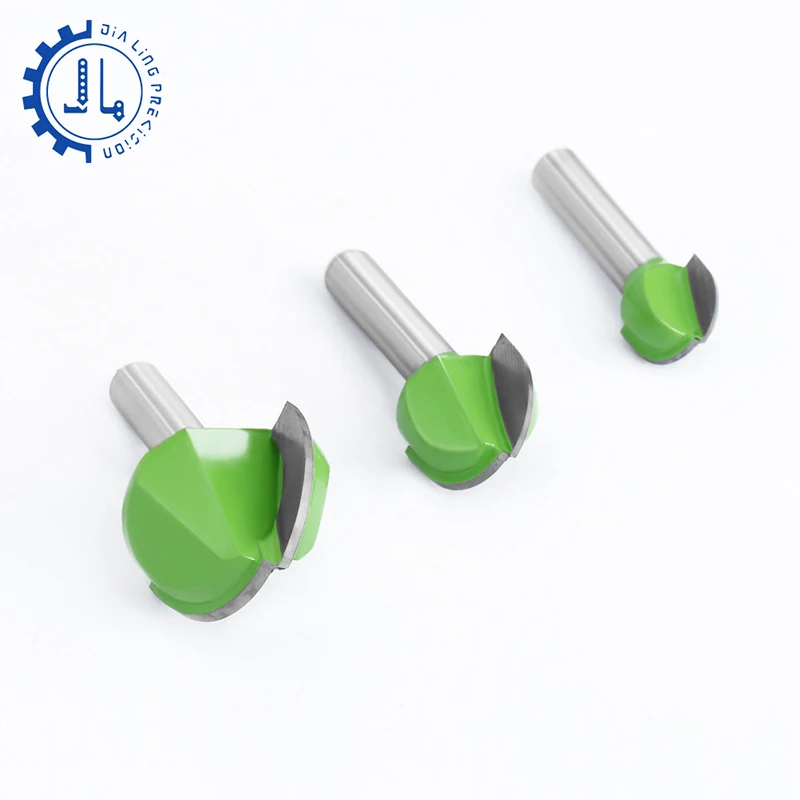 Imagem -02 - Round Bottom Over Nose Router Bit Grupo Cnc Router Bit Carbide Ball End Mill mm mm para Madeira