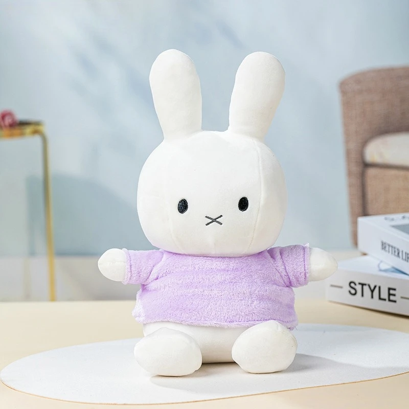 Simpatiche bambole di peluche morbide Miffy Bambole carine Giocattoli Ornamenti per il desktop di casa Ornamenti Bambole squisite per bambini Regali di compleanno di cartoni animati