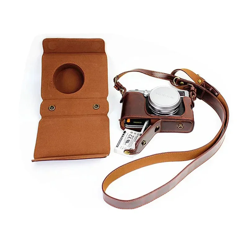 Luxe PU Lederen Camera Tas Voor Fujifilm Fuji X100 X100S X100T X100V X100F XA5 XA7 XA20 XT100 XT200 XT10 XT1 XF10 XS10