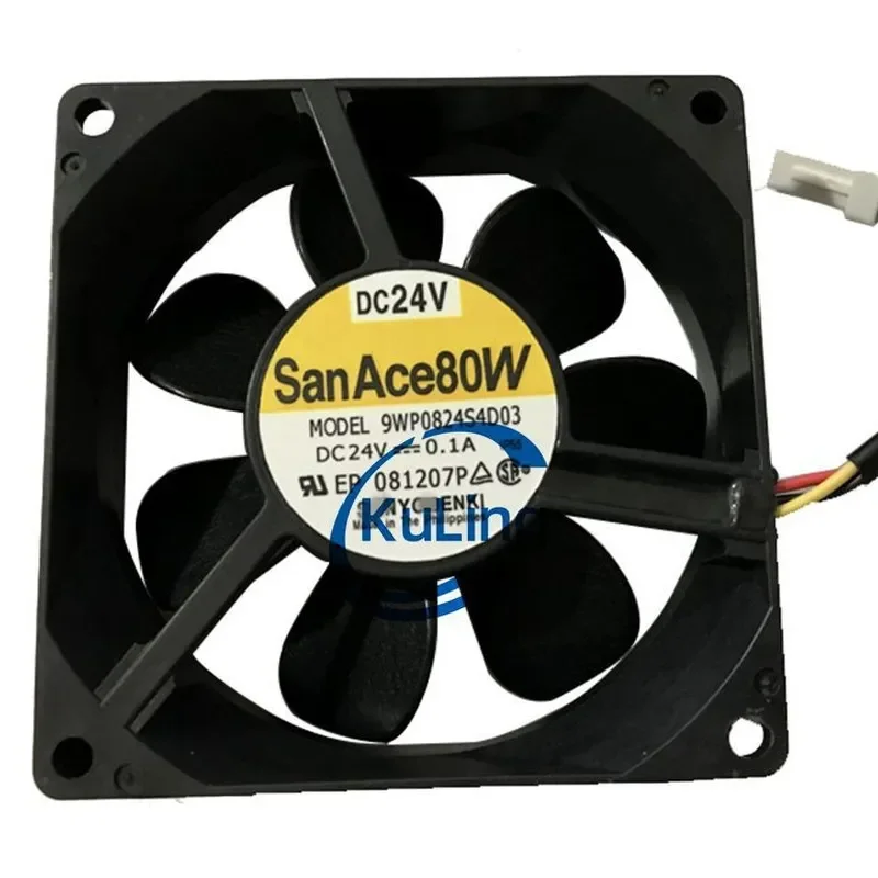 Original Sanyo 9WP0824S4D03 8025 DC24V 0.1A Inverter Waterproof Cooling Fan for Japan