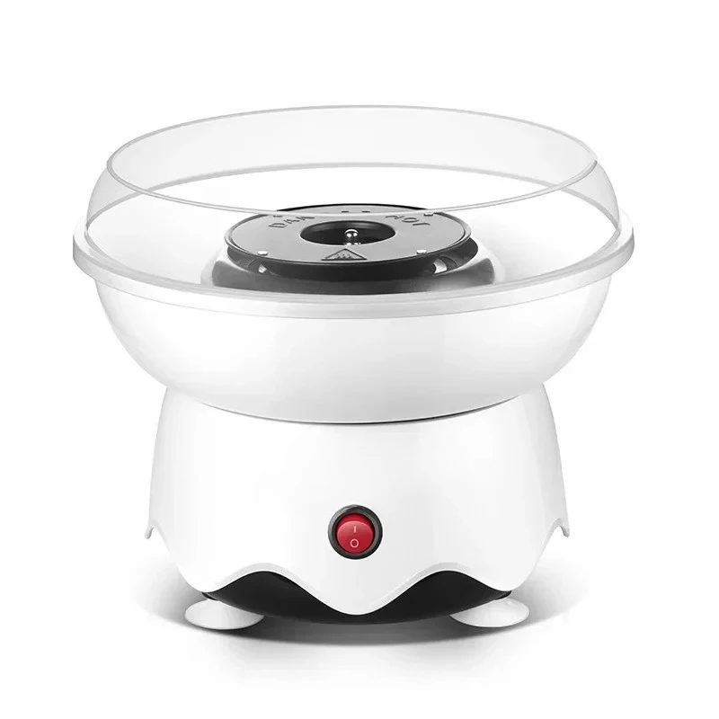 

L # Cotton Candy Machine For Kids DIY Portable With Large Food Grade Splash-Proof Plate Efficient Heating Hard & Sugar