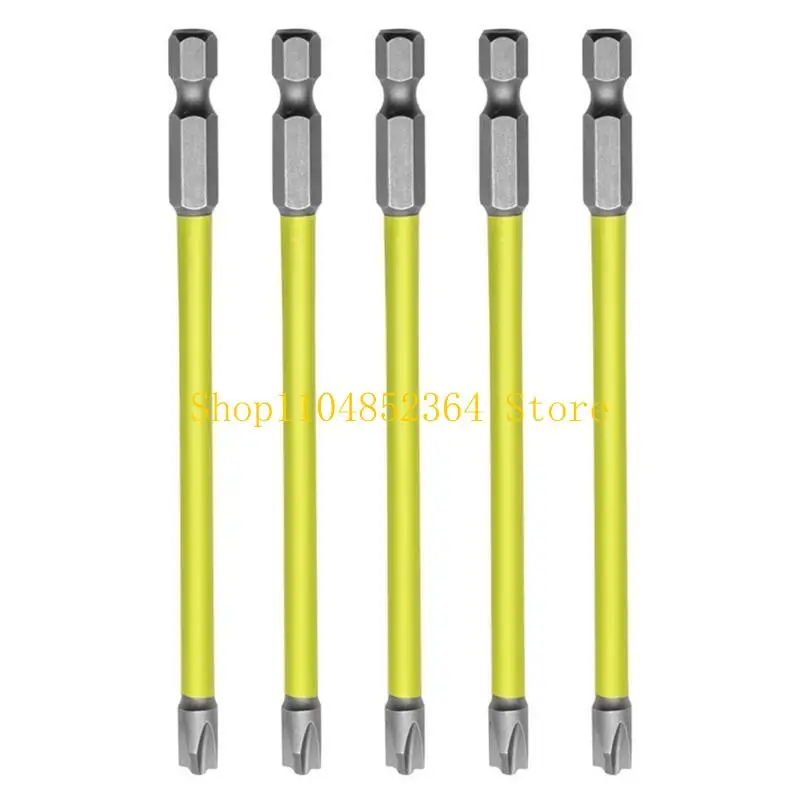 652F 5Pcs Strong Bit Screwdriver Screw Bit High Hardness