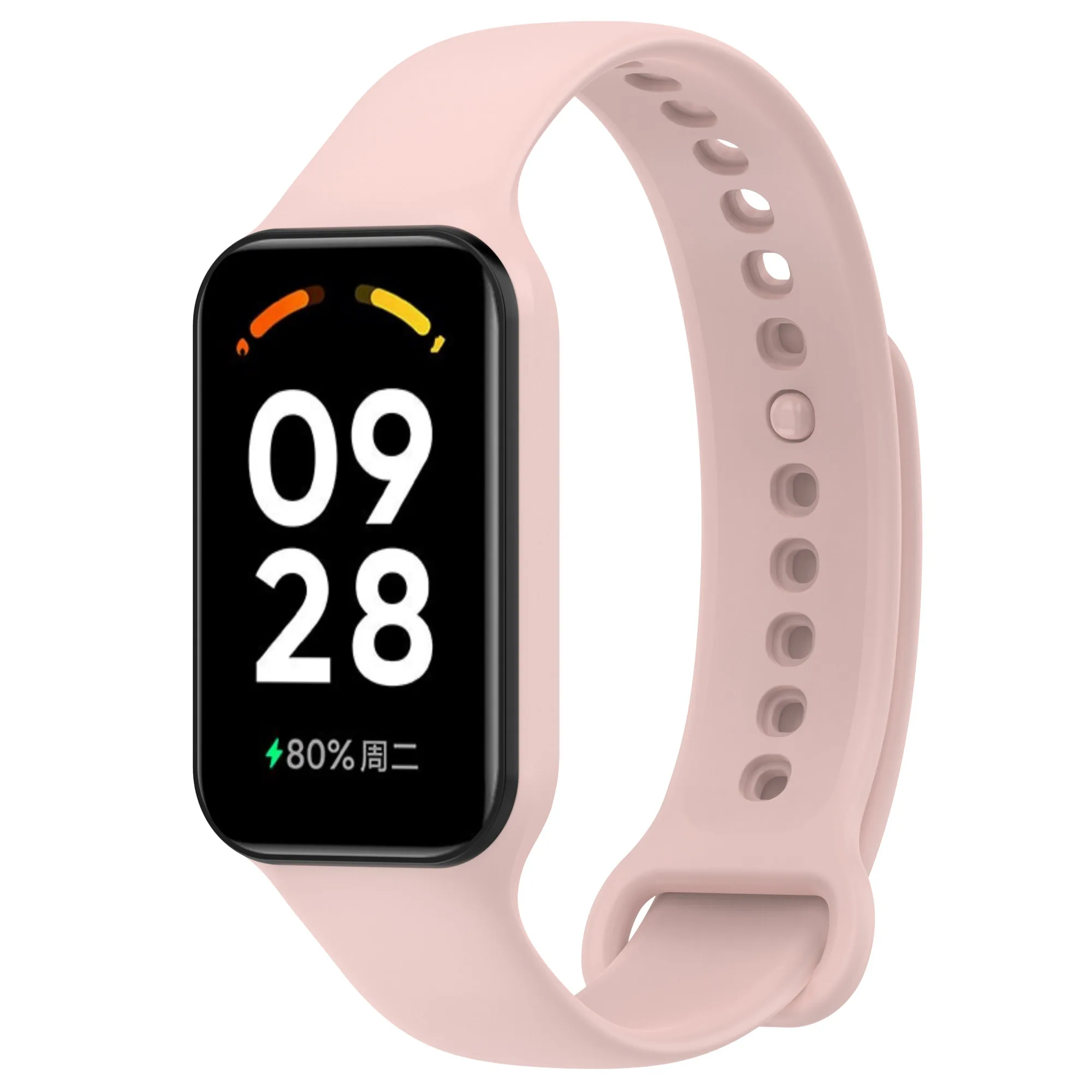 Silikonarmband für Redmi Smart Band 2 / Xiaomi Band 8 Active, Ersatz-Sportarmband, Armband, Correa-Armband – Detail 16