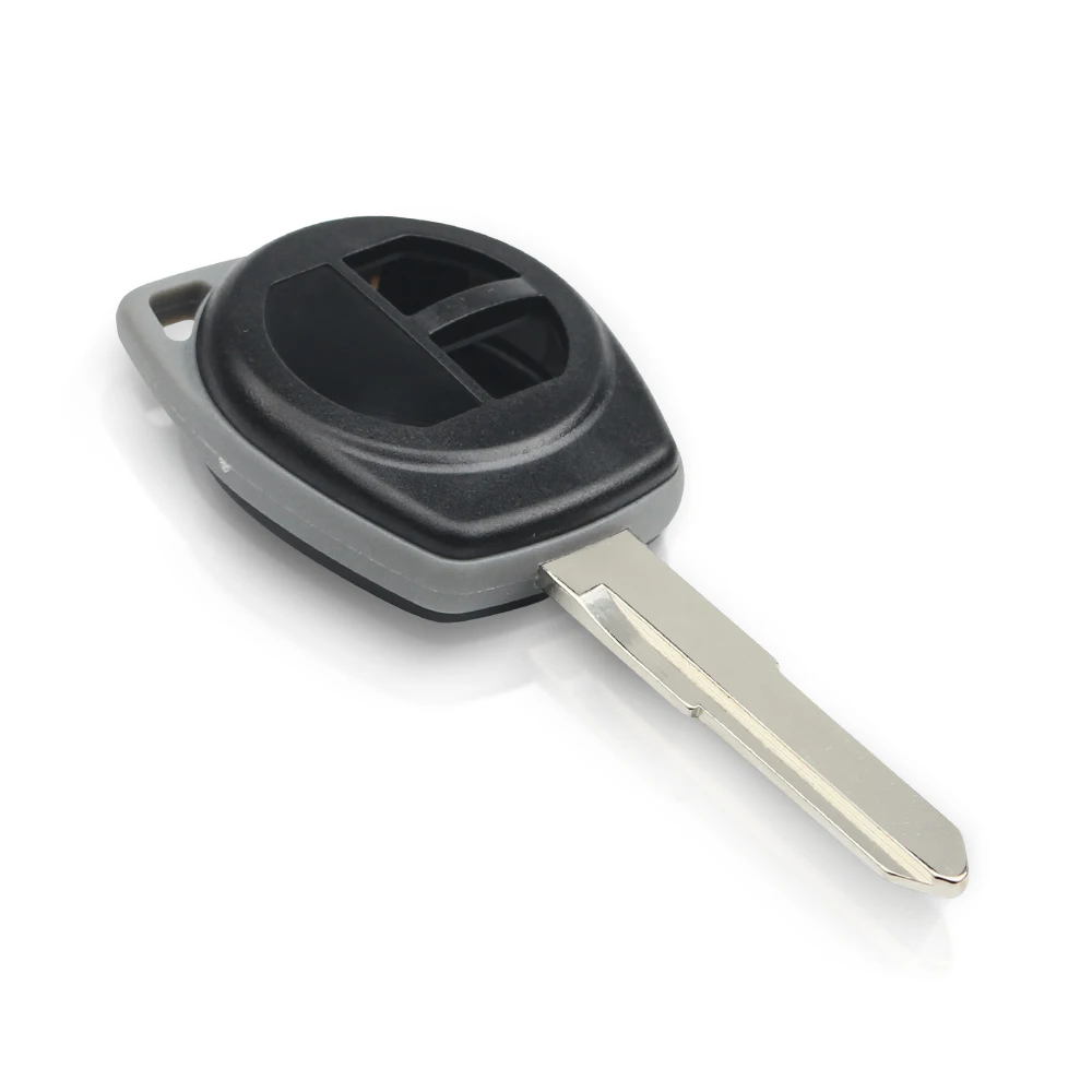 KEYYOU-carcasa de llave remota de coche, 2 botones, apto para Suzuki Swift SX4 ALTO Vitara Ignis JIMNY Splash Vauxhall Agila Fob, funda de llave