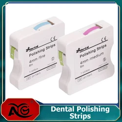 AG 1Roll/Box Dental Polishing Strip 4mm*6m Tooth Interdental Resin Surface Grinding Whitening Sanding Dentist Material