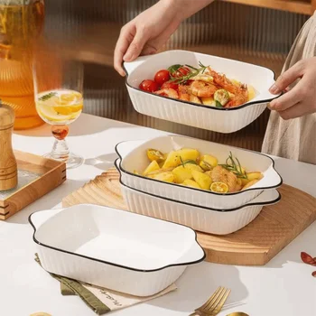 Nordic Ceramic Baking Dish Set 4