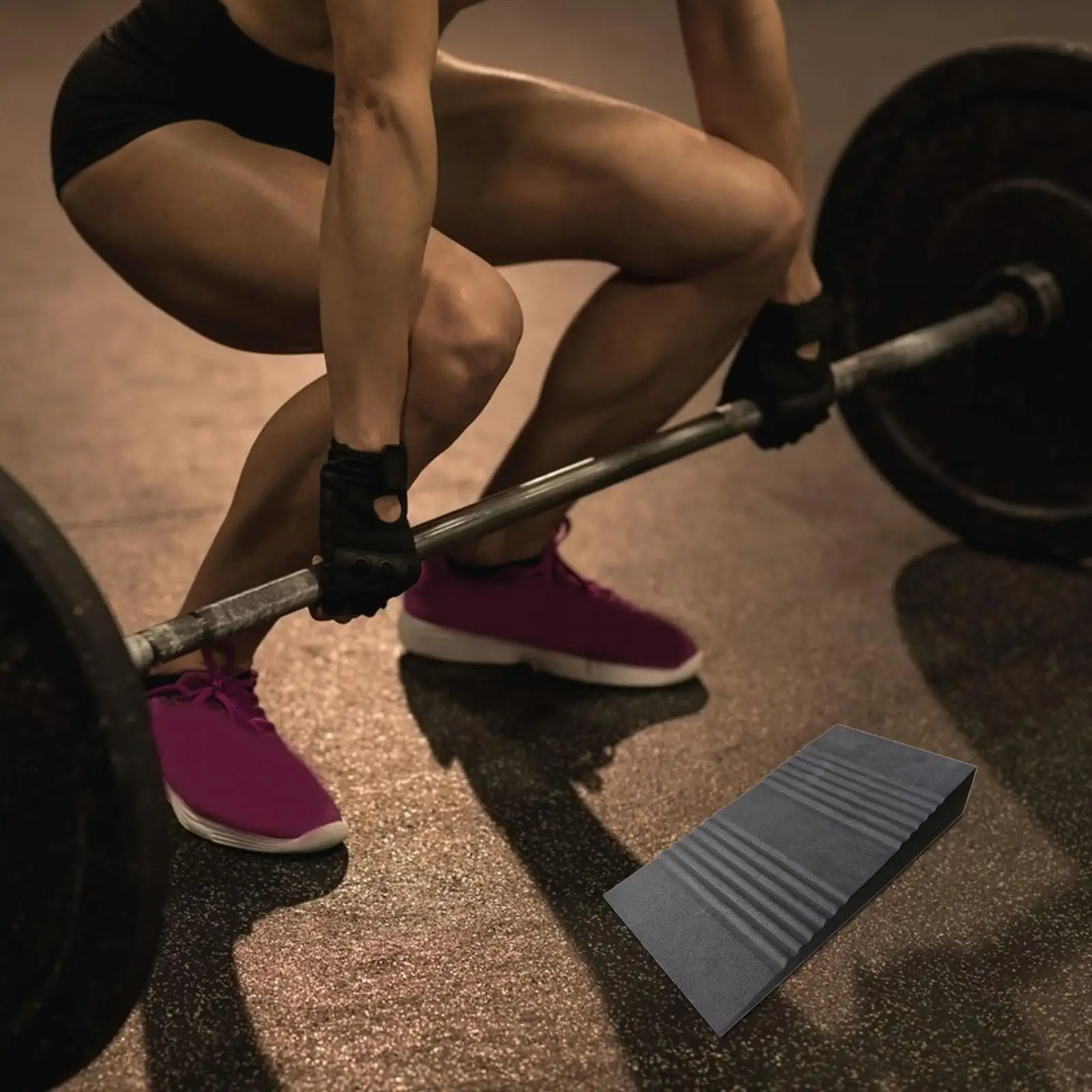Yoga Block EVA Foam Wedge Calf Raise Slant Board for Home Exercise Stretching and Fitness Yoga