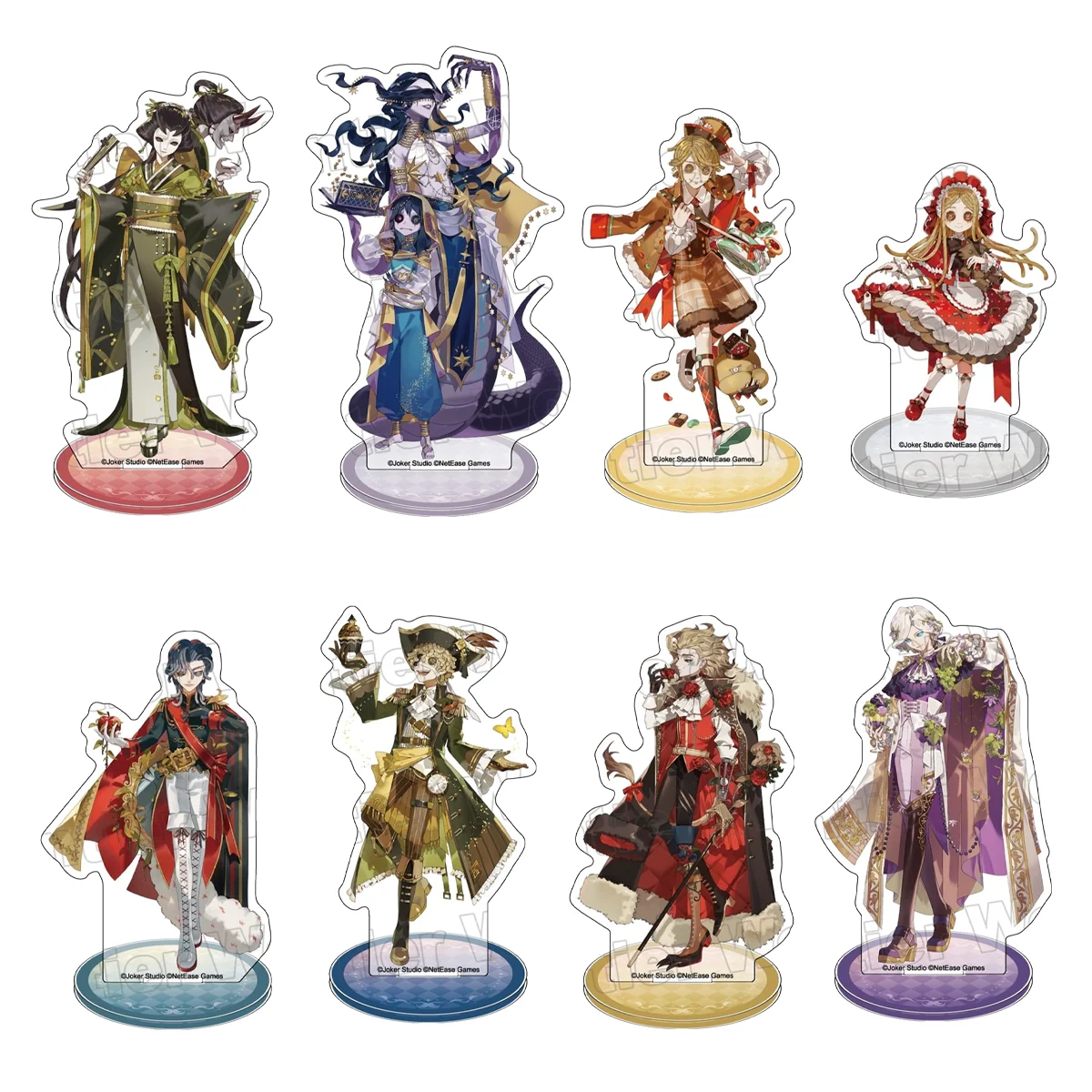 Anime Identity V IDV 15cm Acrylic Stand Combo Halloween Present Fan Collectible Table Display Desktop Decor Keychain