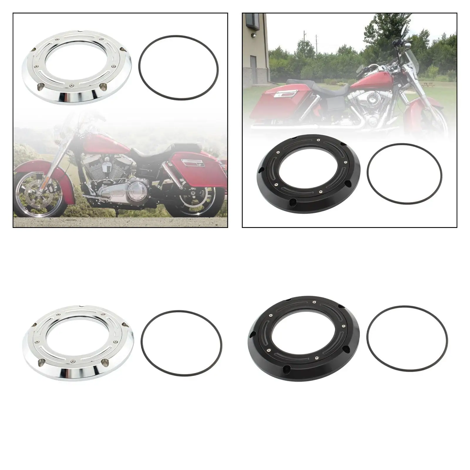 Clutch Derby Cover Stable Performance Aluminum Alloy Parts for Fxdl Dyna Low Rider Fxs Blackline Softail Fxdbi Dyna Street Bob