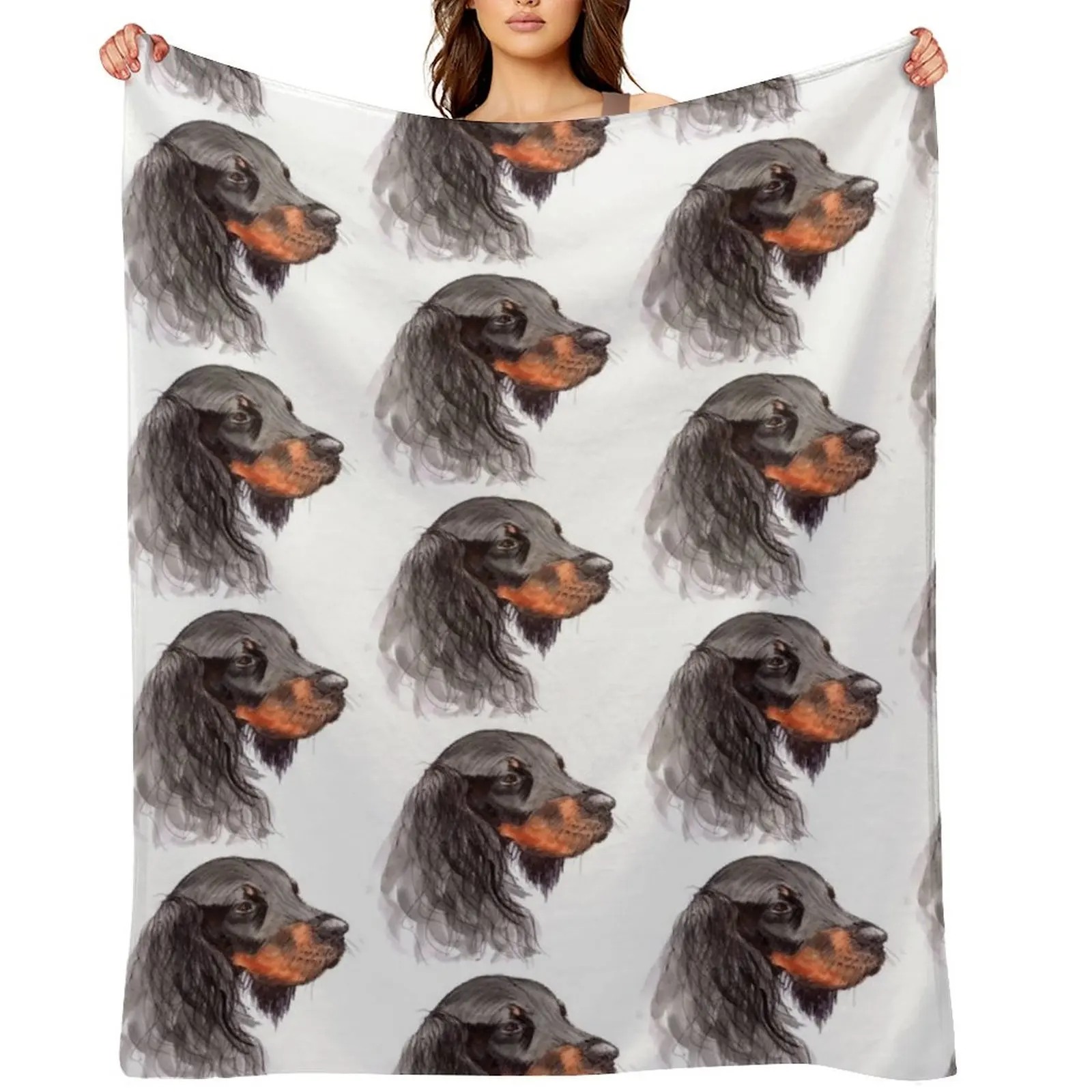 

Gordon Setter Throw Blanket Furrys Baby Soft Plush Plaid valentine gift ideas Blankets