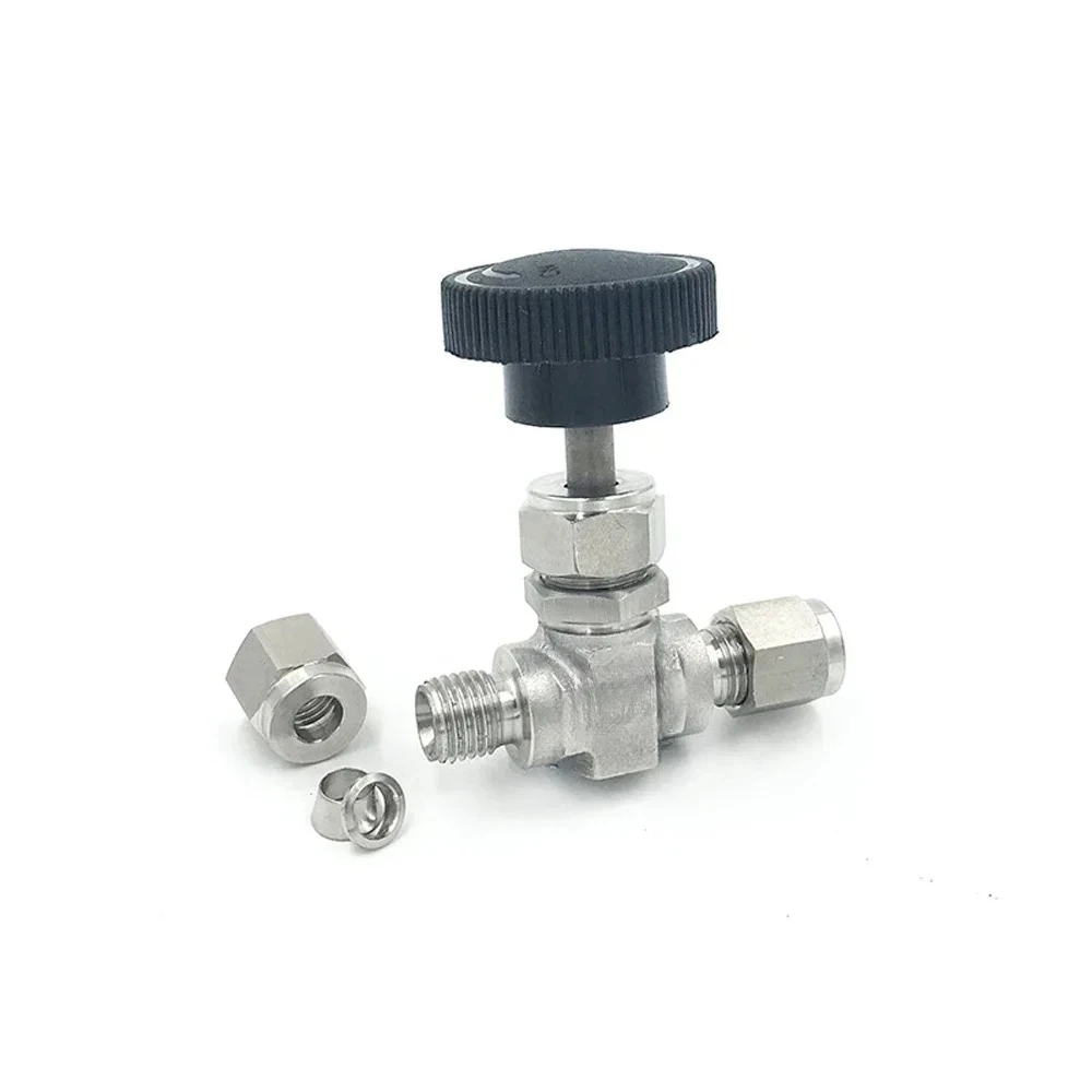 304/316 Forged Compression Needle Valve 3000PSI - 3/6/8/12mm 1/8