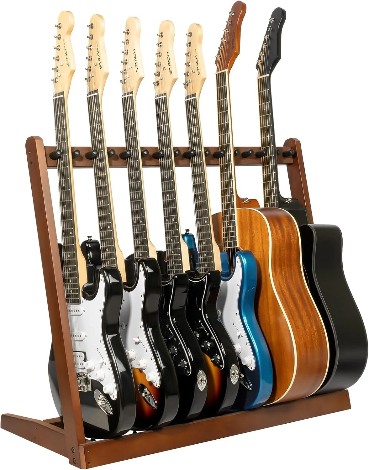 Musical Instrument Bass - Rak Gitar Multi Kayu untuk Pajangan