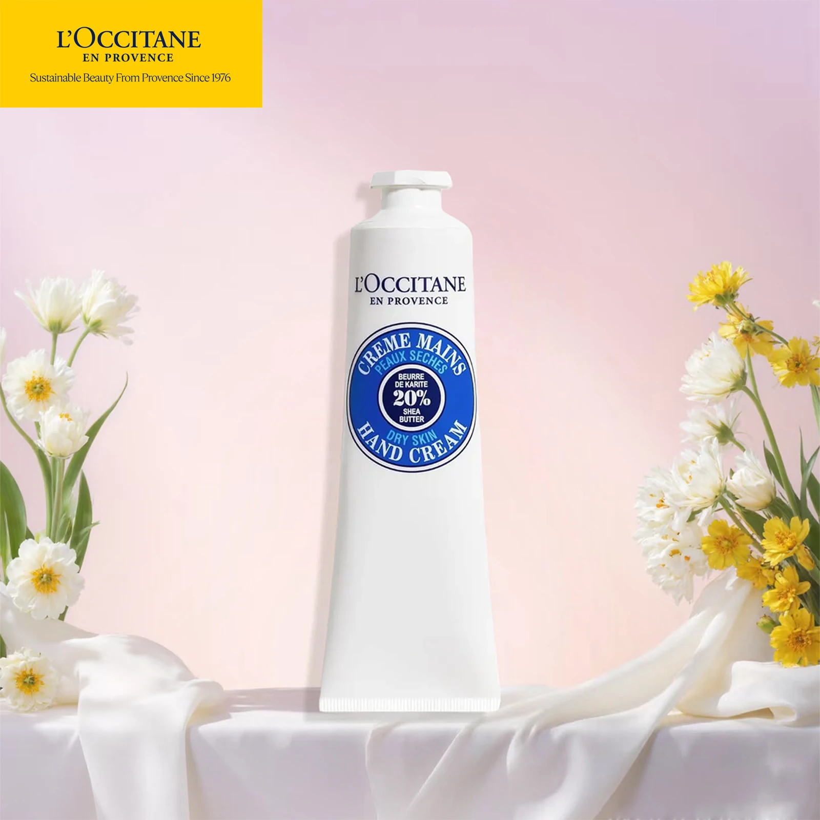 Crema de manos de manteca de karité L'Occitane: humedad duradera, nutritiva, anti-escura y reparación. Regalo de cumpleaños perfecto para los amantes