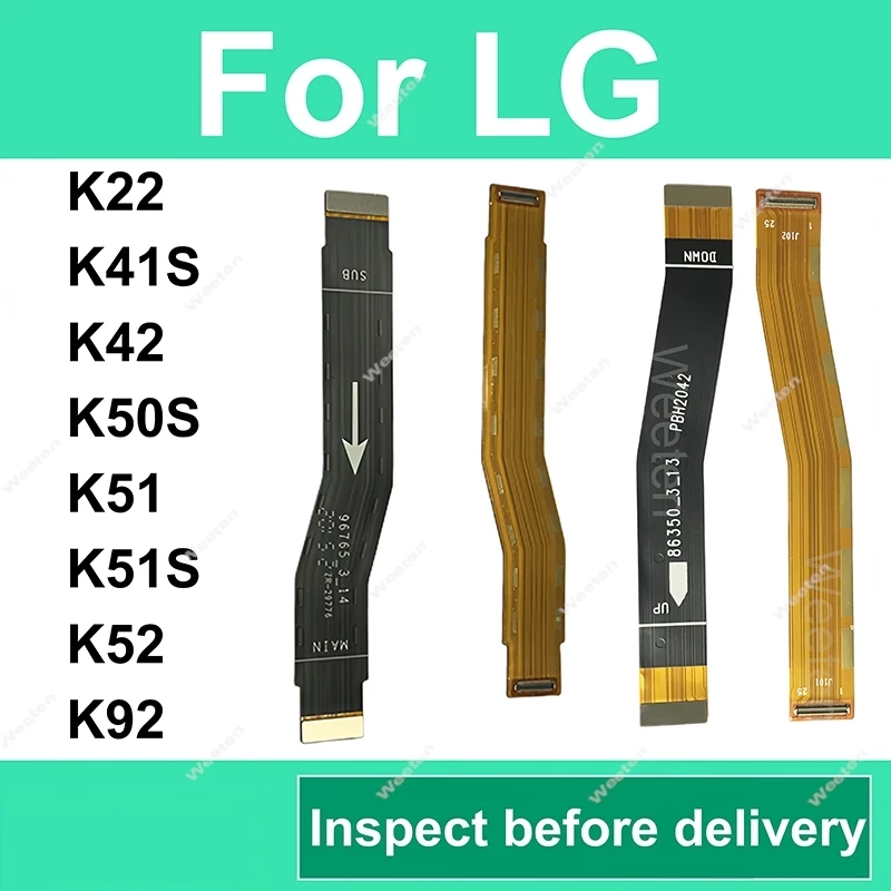 

Для LG K22 K41S K42 K50S K51 K51S K52 K92 5G: гибкий шлейф LCD-дисплея, соединительная лента для материнской платы, запчасти