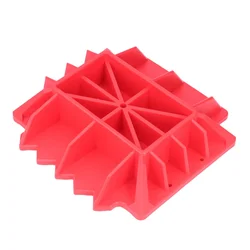 ABS Red Modified Reinforced Nylon Jack Off-Road Base Lifting Jack Surface Pad to Alleviate Jack Hoisting Sinkage