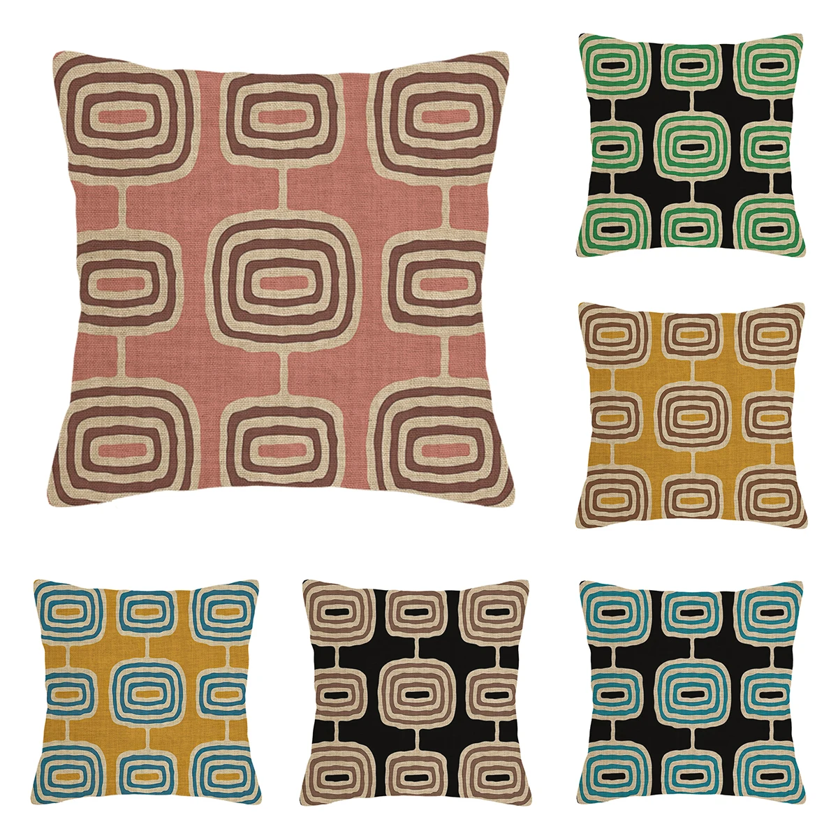 

Декоративная наволочка для подушки в стиле бохо, 45x45/40x40/60x60/45x45 см