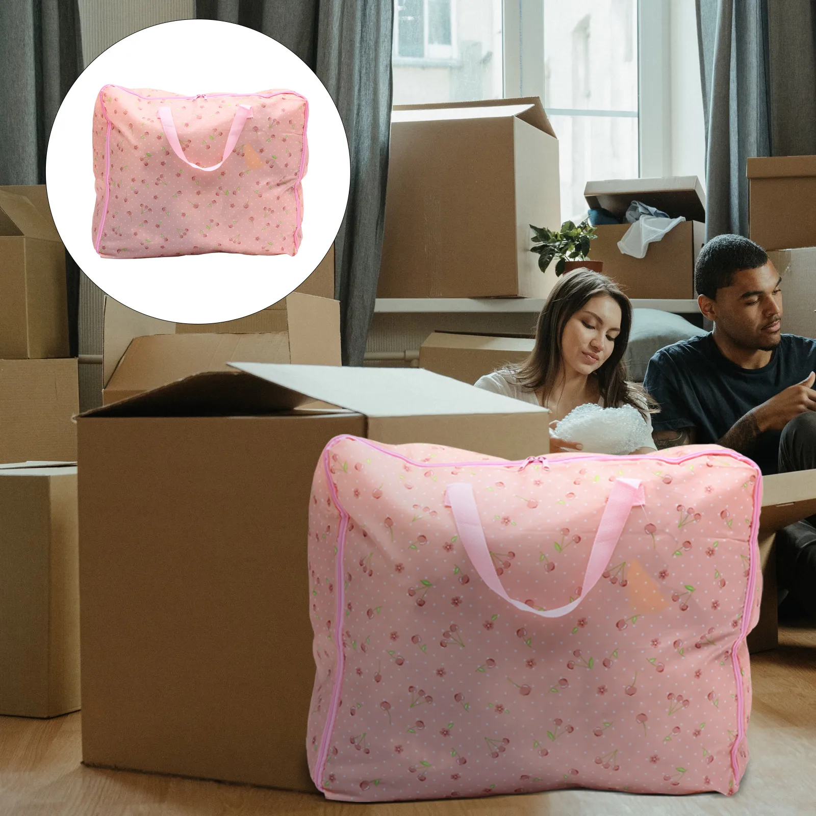 

1pc Moisture-proof Storage Bag Bedding Quilt Pillow Blanket Closet Organizer Dorm Home Moving Essentials Lightweight Portable