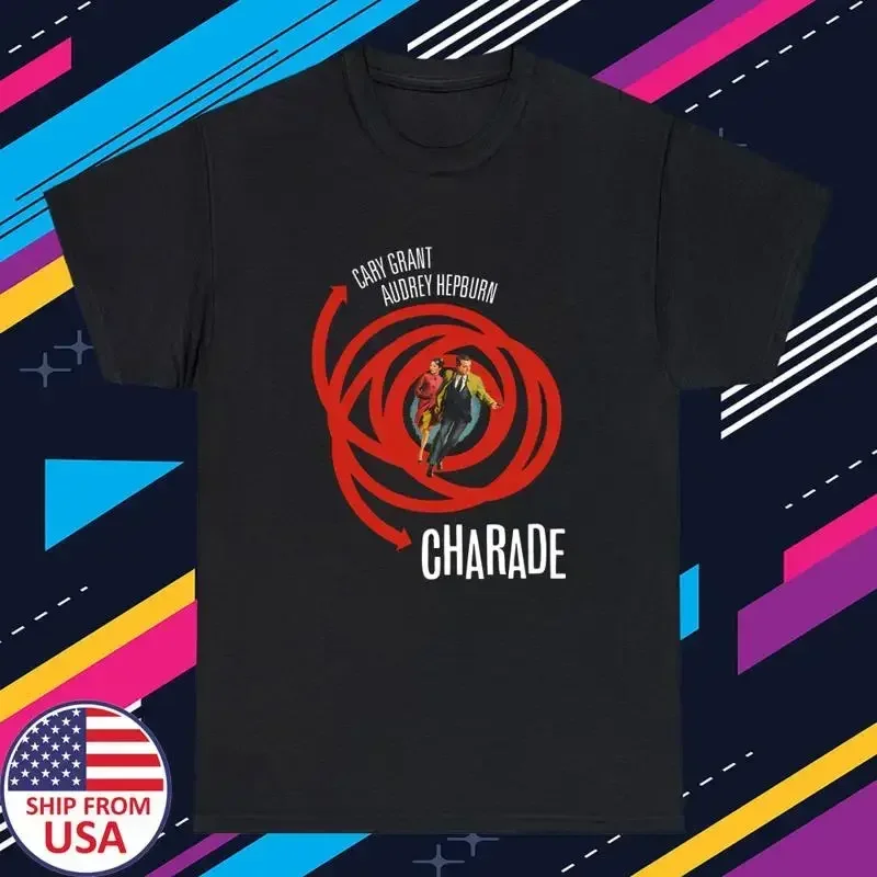 Charade 60'S 1960 Movie Men'S Black Size S 5Xl T shirt